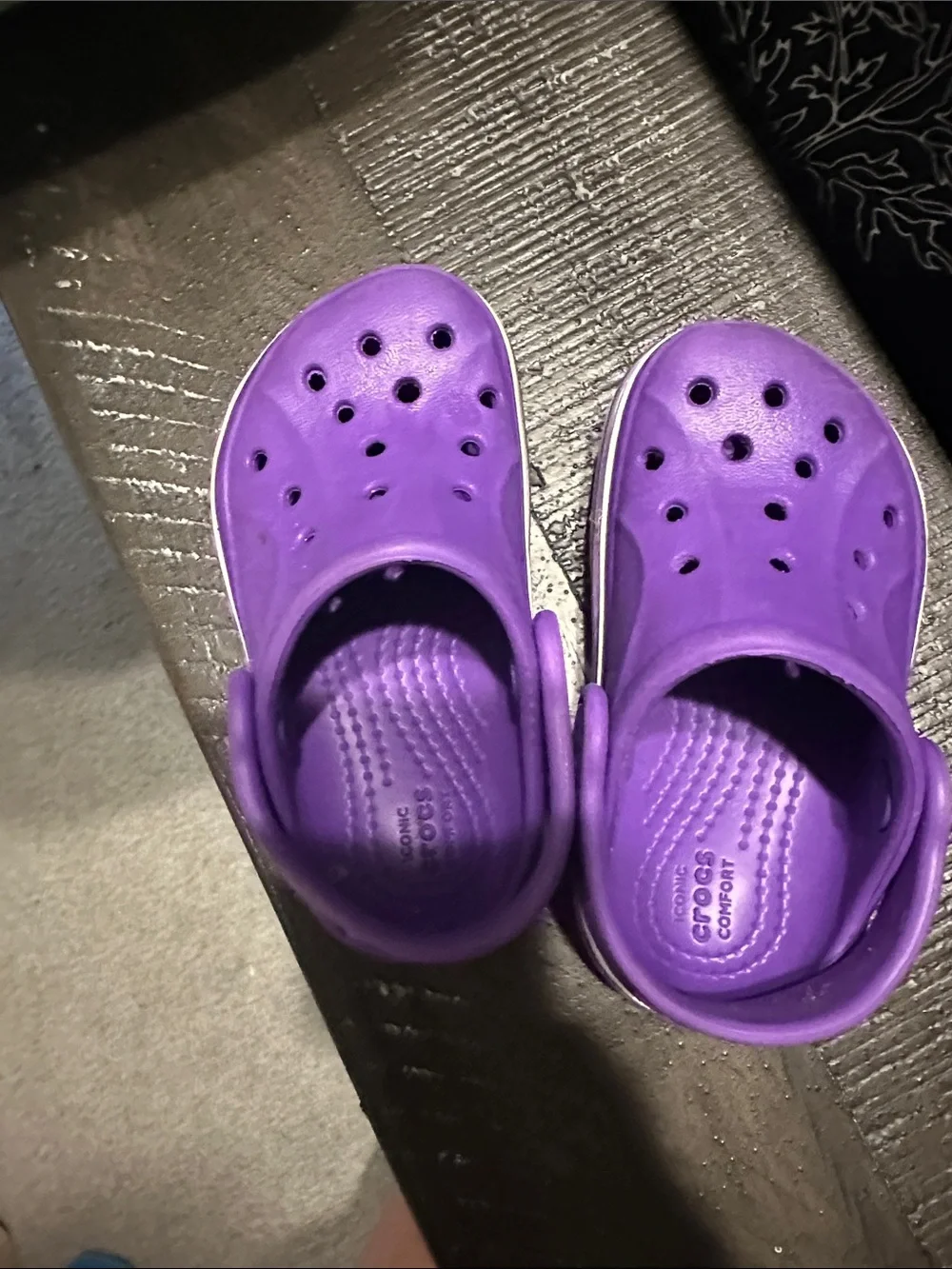 CROCS Kids' Lightweight Clog in Bright Purple